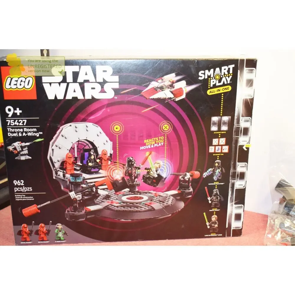 LEGO Star Wars SMART Brick Play Throne Room Duel & a-Wing 75427
